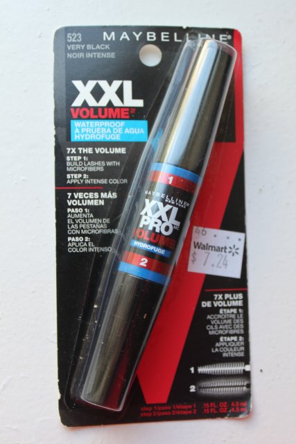 Тушь для ресниц  Maybelline XXL Pro Volume Waterproof Microfiber Mascara